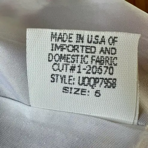 David Meister Cocktail Wedding Guest Dress Floral Strapless Fit & Flare Sz 6 EUC