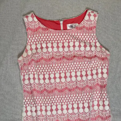 Eliza J | Cream Lace Overlay Sheath Dress | Size 2