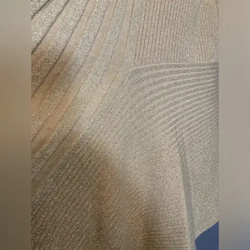 Investments Petites gold open front knit cardigan