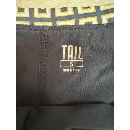 Tail Golf Skort Small Blue White Yellow Geometric Print Pockets Built