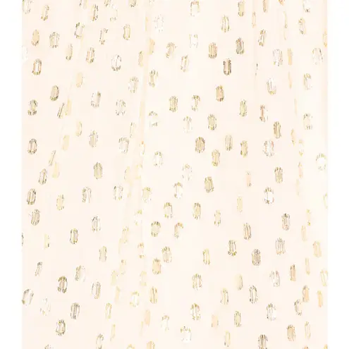 Zimmermann Wrap Mini Dress in Cream & Gold NWT XL