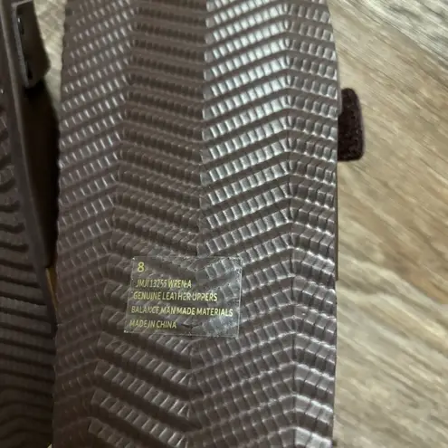 NWT Project Cloud Leather Sandals Women’s 8 Wren Chocolate – Memory, Adjustable Brown