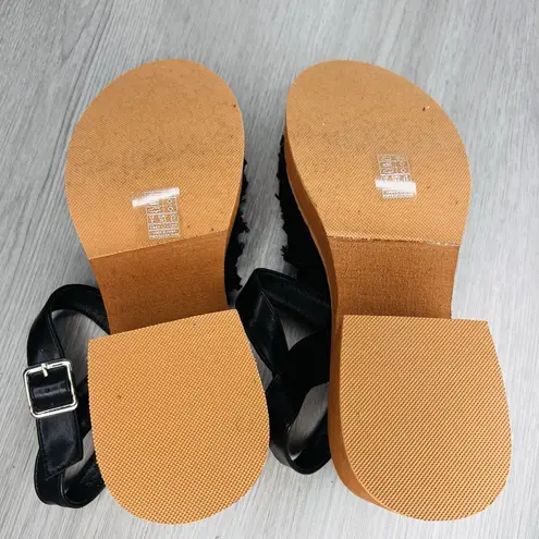 Rocket Dog Emily Women's Platform Heel Sandals Size 8 Black