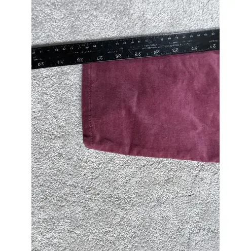 Soft Surroundings Pants Womens 8 Purple Brown Corduroy Tapered Stretch - Image 6