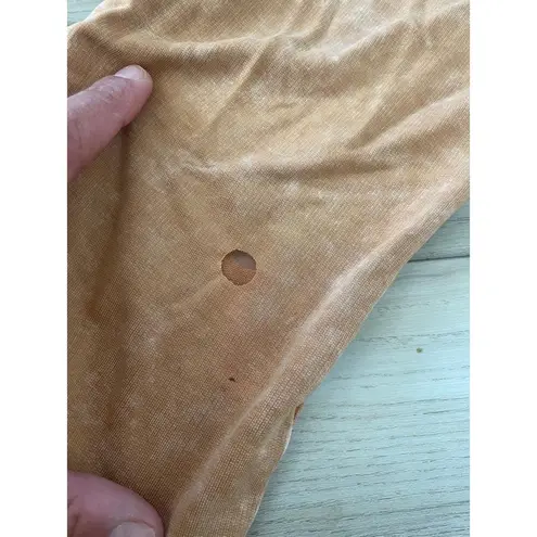 Prómesa Promesa Light Brown Short Sleeve V-Neck Tie Back Casual Jumpsuit Size M SEE FLAW