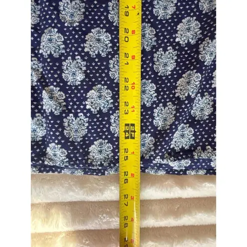 Kori America Women's Floral Print Top with Lace Detail Spring Easter Fashing Med