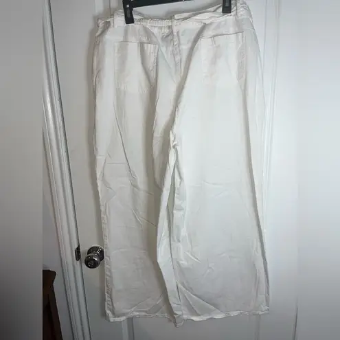 Missguided Plus White Zipper Tactical Cargo WideLeg BaggyLounge Pants Pockets 18