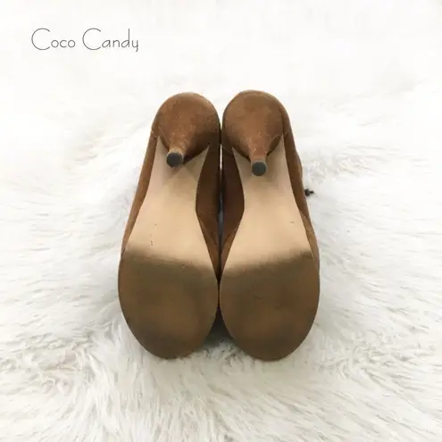 H by Halston 🔃 Brown Suede Lace Up Boots