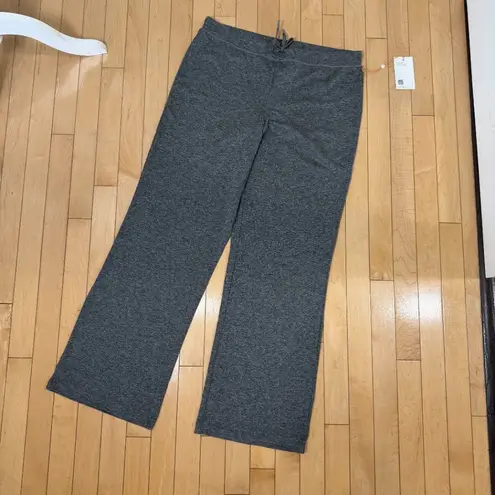 Quince New Flowknit Wide Leg Pants NWT Charcoal grey Size Medium