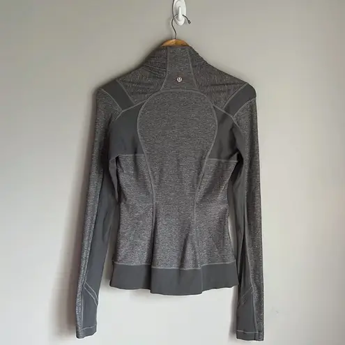 Lululemon  Heather Gray Bhakti Double Zipper Yoga Jacket