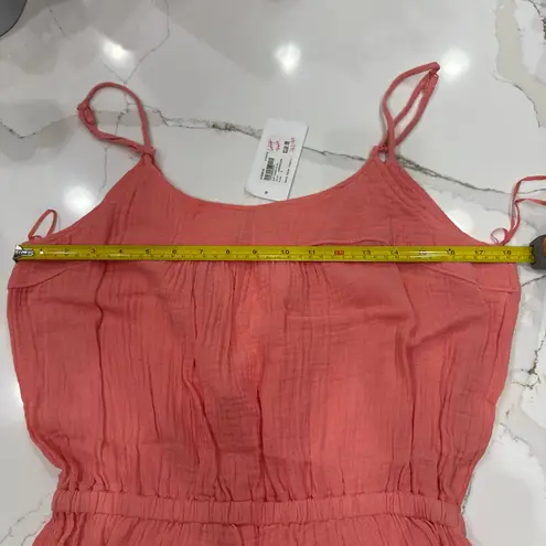 Evereve  Gemma gauze washed coral jumpsuit with pockets.  - Image 9