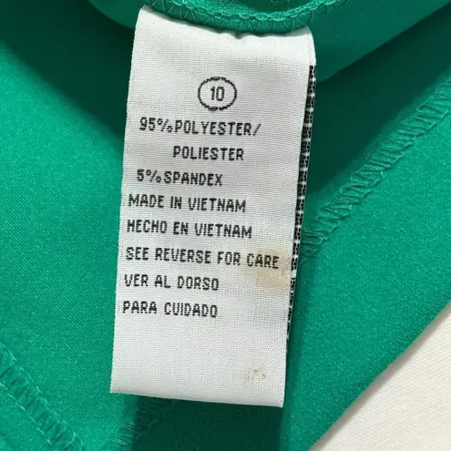 Shelby & Palmer women’s size 10 Elegant new emerald Green Sleeveless Dress zips