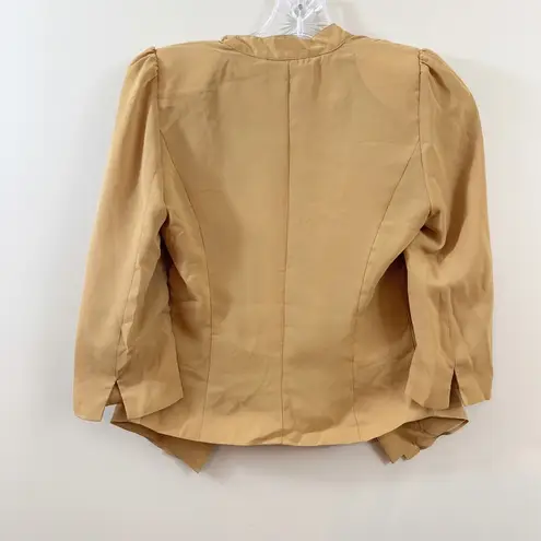 VERO MODA Classic Cropped Gold Blazer