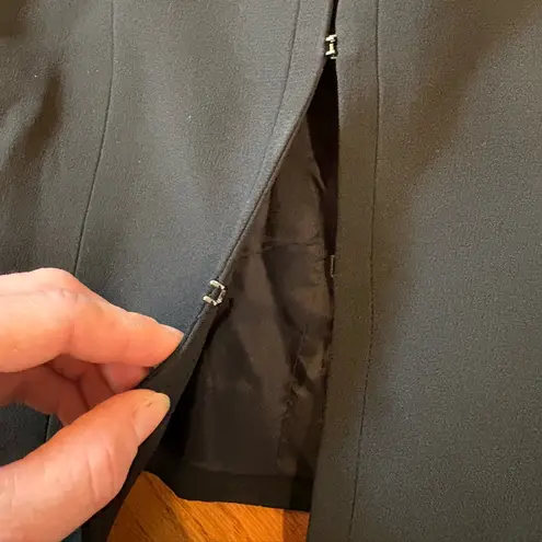 Doncaster DD Collection Black Ruffle-Cuff Blazer Jacket – Size 10 – Officewear