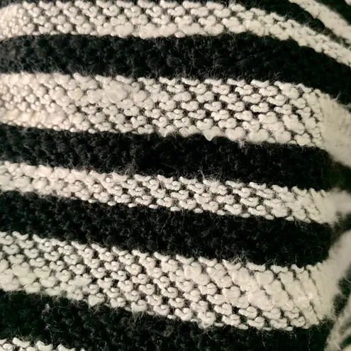 Tart Myra Striped Dress with Faux Leather Trim Size S