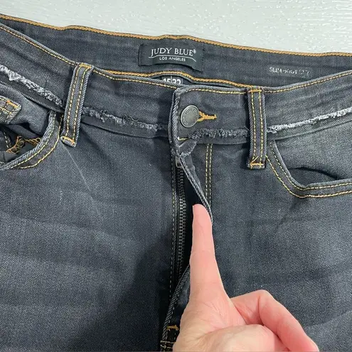 Judy Blue Ashland High Rise Slim Bootcut Denim Jeans Black Wash Size 15 / 32
