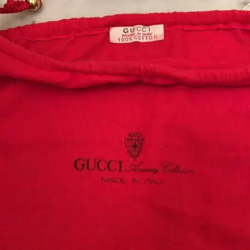 Gucci  Authentic Vintage Red Dust Cover Bag