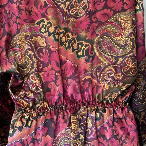 Vintage Victoria’s Secret Robe Floral Satin Y2K Lingerie Glam Coquette M/L Size L