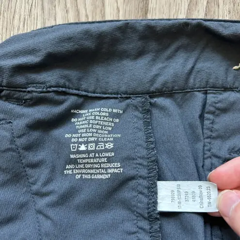 REI Women's Cuffed Hem Cargo Hiking Pants Dark Charcoal Gray Size 16P