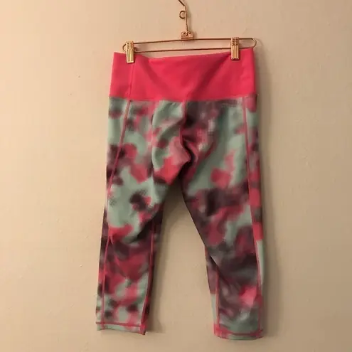 Adidas  Pink Tie Dye Leggings