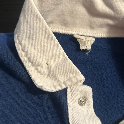 Vintage 70s Sweatshirt/Polo single Stitch Blue California Tourist Graphic Logo M Size M