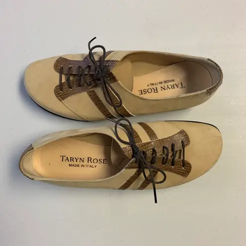 Taryn Rose Tan Oxford Athletic Shoes