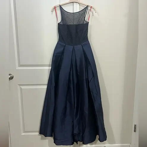 Monique Lhuillier ML Navy Blue Francesca Gown Size 4 US $900