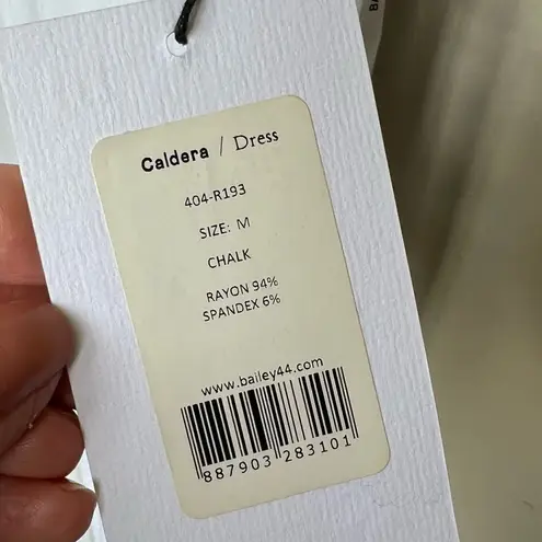 Bailey 44 Caldera Dress in Chalk White NWT Asymmetrical Sundress Size Medium