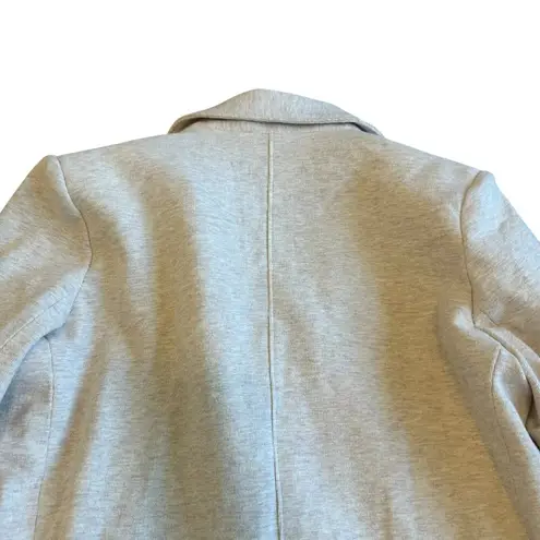 Richer Poorer Beige Button-Down Cotton Knit Blazer Jacket Casual Size Small NWOT