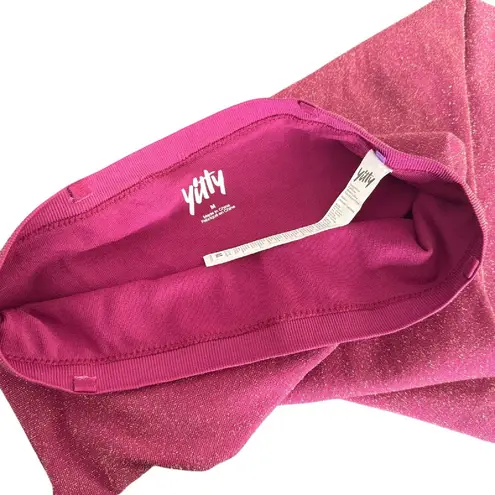 YITTY Convertible Sculpting Luxe Shapewear Midi Dress Womens M Sparkle Bodycon