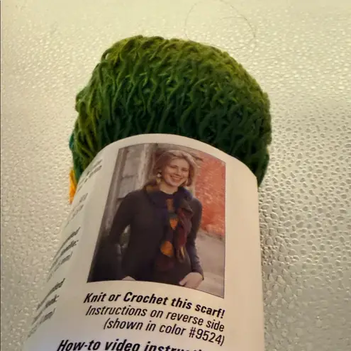 Berroco Glee Multicolor Scarf Red