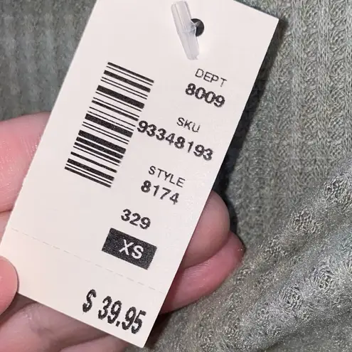 Aeropostale NWT Aero Sage Green Perfect Waffle Tee Long Sleeve