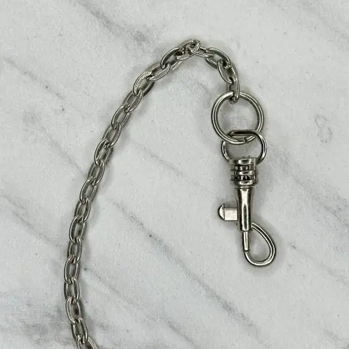 Silver Tone Oval Link Chain Purse Strap 46" Crossbody Bag Replacement ✨