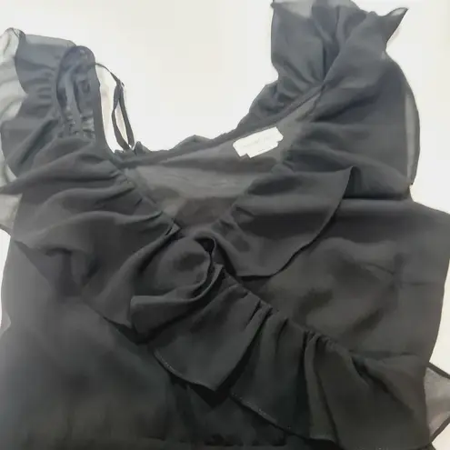 Lovers + Friends  Karen Maxi Dress in Black Small