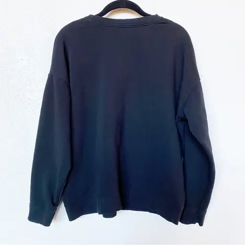 New Look  Cosmos Butterfly Graphic Pullover Sweatshirt Size Medium