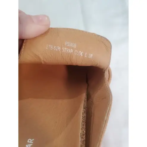 Shoe The Bear Siri Clog, Beige Leather. S38 Size 7.5