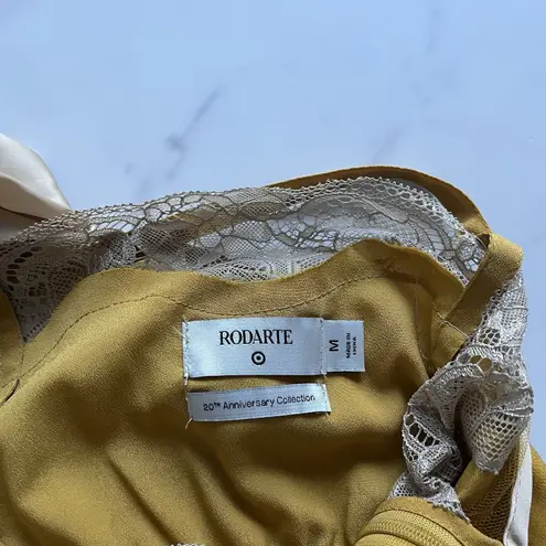 Rodarte X Target Mustard Yellow Tulle Slip Mini Dress Sz M Whimsigoth Grunge Size M