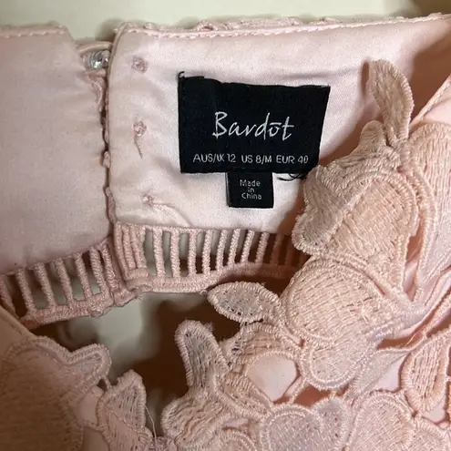 Bardot Botanica Lace Cutout Midi Dress Size 8