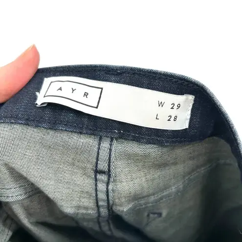 AYR Skinny Dark Wash Whiskered Jeans Denim Size 29