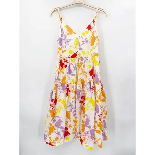 Peter Som Collective Sleeveless Floral Printed Midi Dress Size 8
