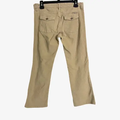 Polo Jeans Co Ralph Lauren Beige Corduroy Pants 6x30 Bootcut Stretch