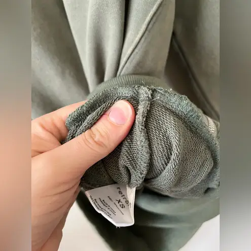 NWT RETROFETE Desreen Asymmetrical Sweater Dress in Army Green Women's Size XS