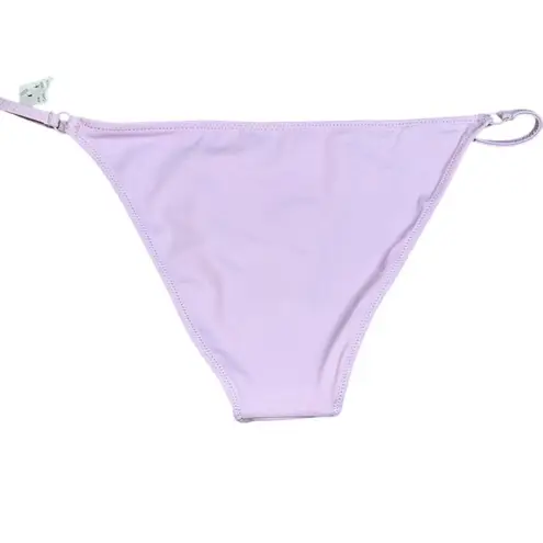 Blue Hour Women's Purple Bikini Bottom Size L Adjustable Straps
