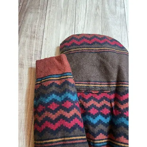 Index By Melrose Vtg Southwestern Blazer Jacket Size M Womens Lined One Button Size M