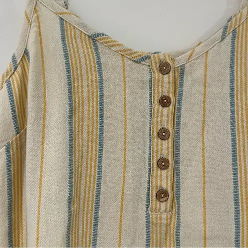 Rip Curl  Linen Striped Midi Dress NWT thumbnail 5