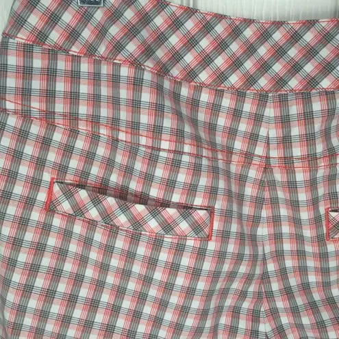 CLEARANCE Annika Cutter & Buck Plaid Bermuda Shorts Sz 2