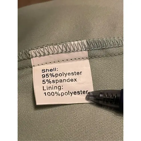 NWT CMZ 2005 Women’s V neck Spaghetti strap Midi Cocktail Dress 8/10 Mint Green