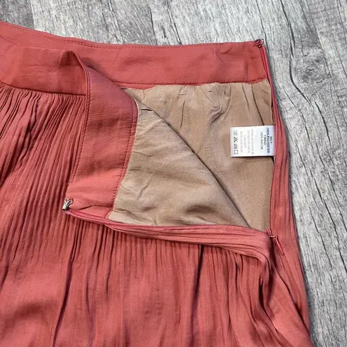 ee:some  Mini Pleated High Waisted Shorts NEW Womens Small Lined Coral Pink Flowy