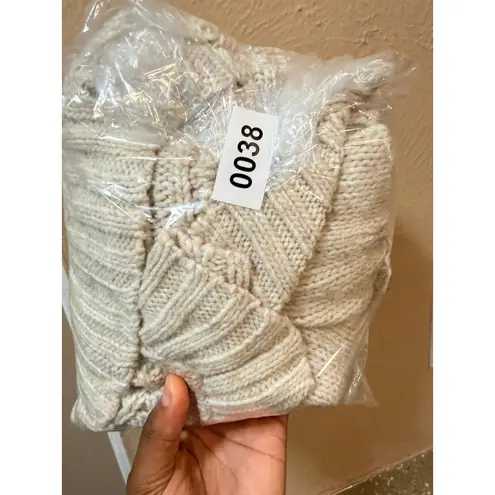 Aeropostale  Womens XL Tan Cable Knit Shawl Collar Cardigan Sweater