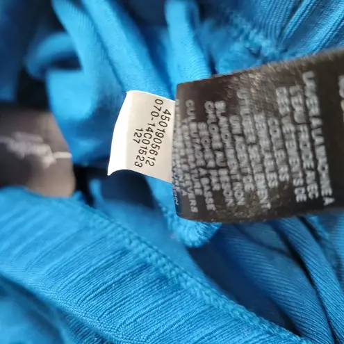 Travelers by Chicos Pants Womens 0 Sm Blue Elastic Waist Pull On Slinky Lounge